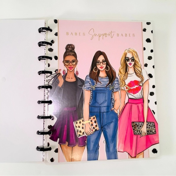 NEW The Happy Planner Classic Size Happy Notes Rongrong "Babes Support Babes" - Picture 1 of 10